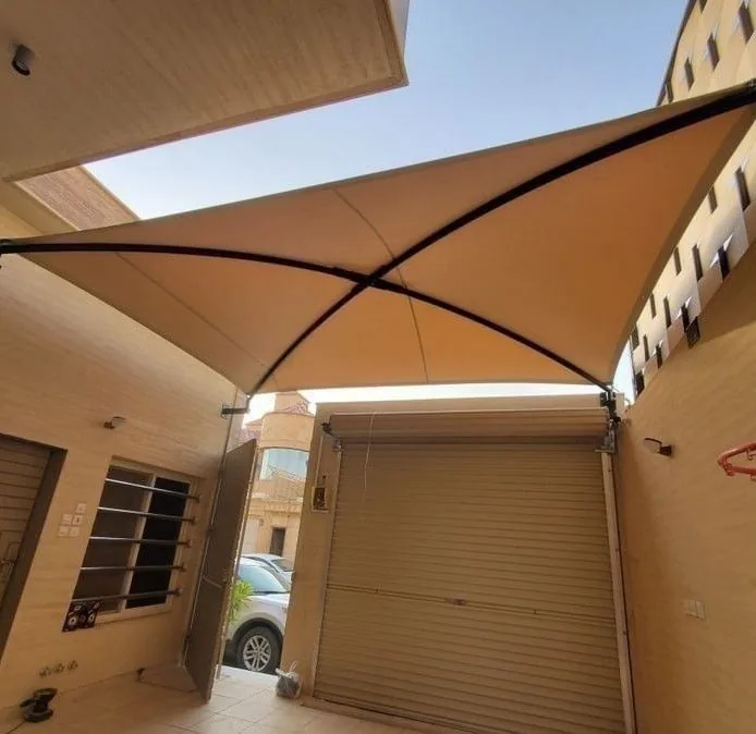 مظلة شدّ قماش للمداخل - الرياض السعودية