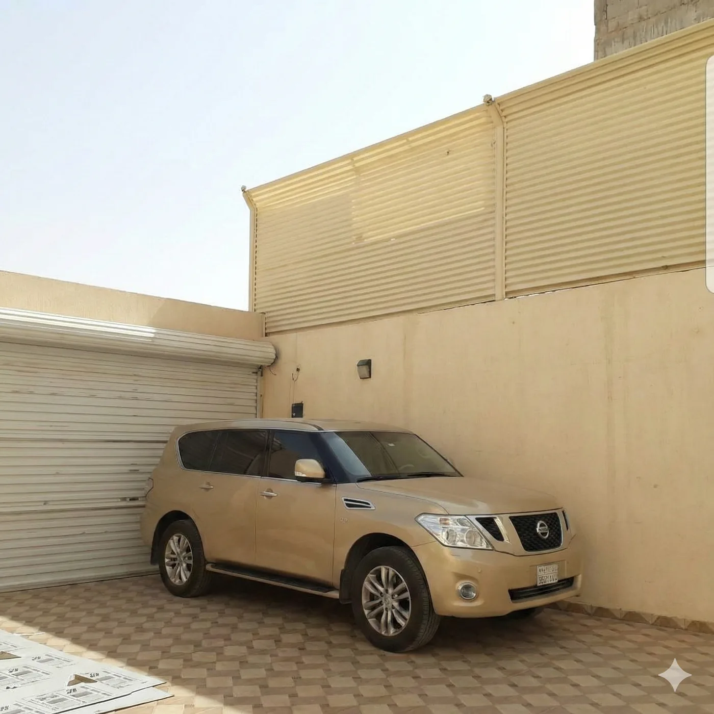 قبل التنفيذ - موقع تركيب مظلة مودرن في الرياض